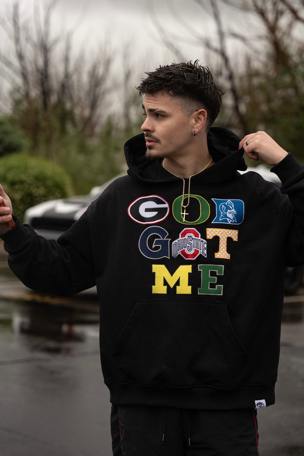 'GOD GOT ME' College Hoodie
