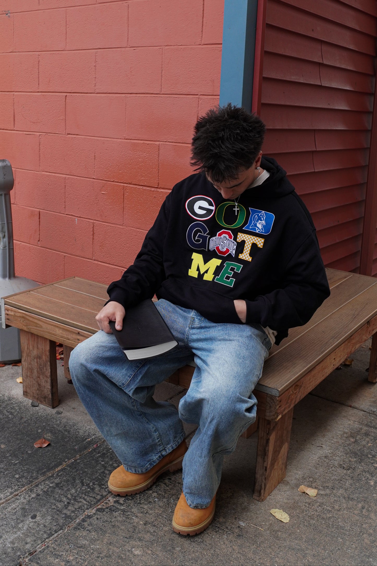 'GOD GOT ME' College Hoodie